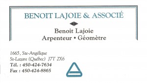 Arpenteur Benoit Lajoie & associe
